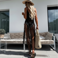 Boho Beach Hut Cover up Boho Crochet Swimsuit Cover Up
