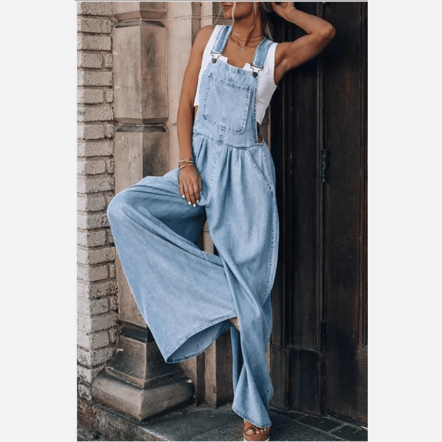 Overall jumpsuit fashion jeans