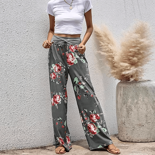 Boho Casual Floral Sweatpants Boho Beach Hut