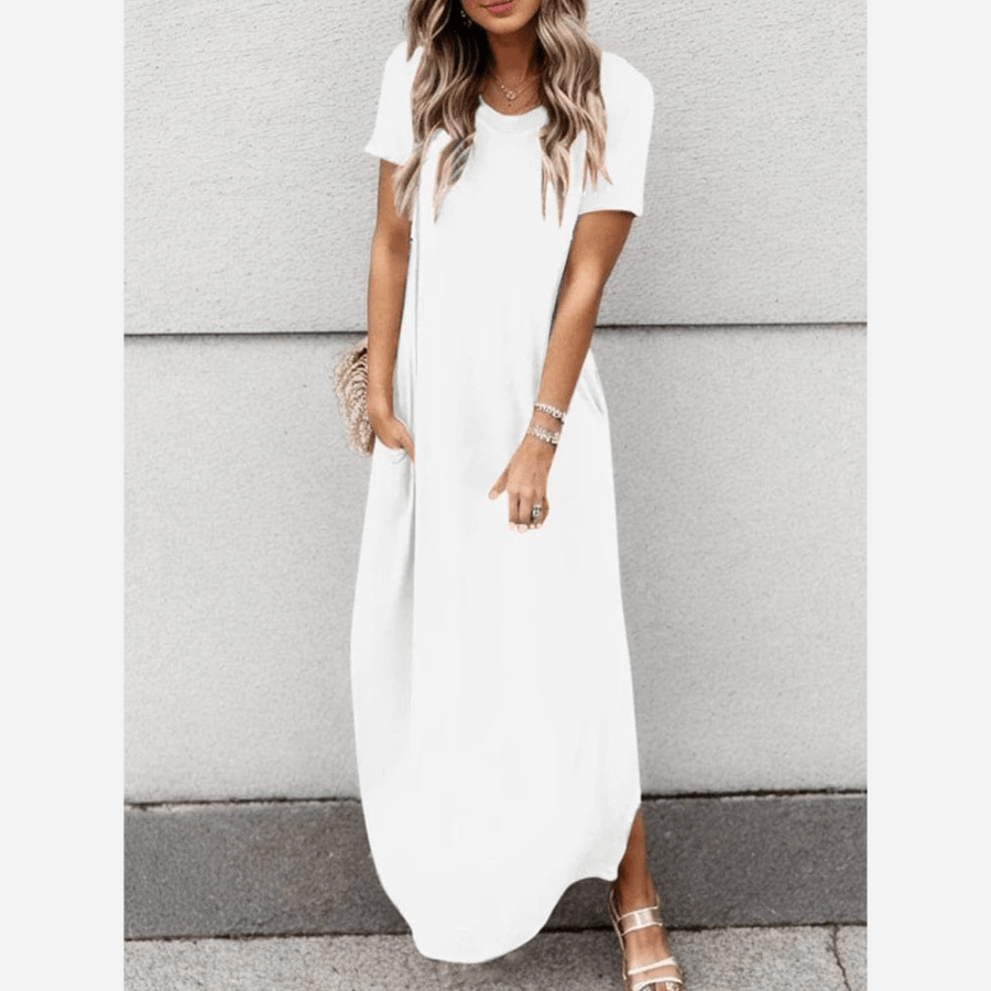 Casual Boho Maxi Dress - T-Shirt Dress – Boho Beach Hut