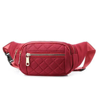 Boho Beach Hut Red / Adjustable Strap Crossbody Casual Handbag