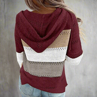 Boho Beach Hut Sweater, Pullover Sweater Boho Patchwork Pullover Sweater