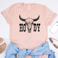 Boho Beach Hut T-Shirts, Short Sleeve Shirt, Printed Top Boho Western Cowgirl Shirt Pink / S