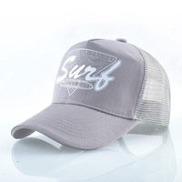 Boho Beach Hut Baseball Caps, mesh hats, trucker hat, camo hat, pink hat, blue hat, red hat, orange hat, black hat, hippie van hat, boho hat Gray / One Size Beach Surf Baseball Hat