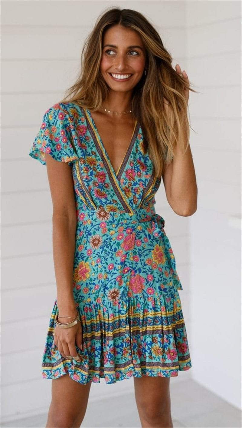 Hippie dresses short store