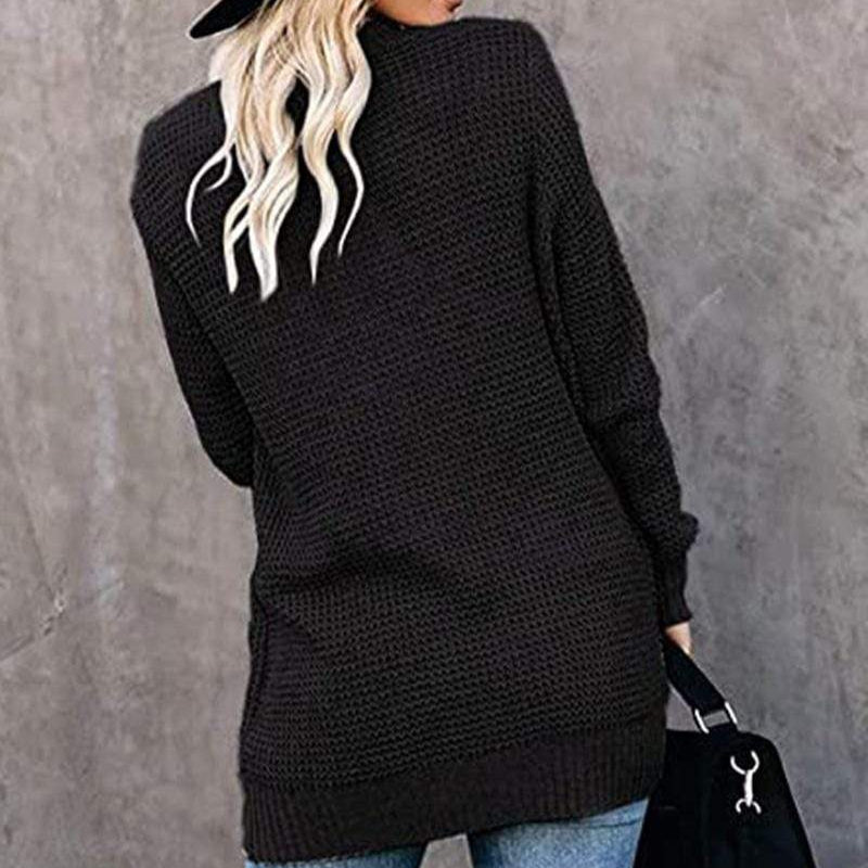 Boho Beach Hut Cardigans, Sweaters Loose Fit Long Sleeve Knitted Cardigan