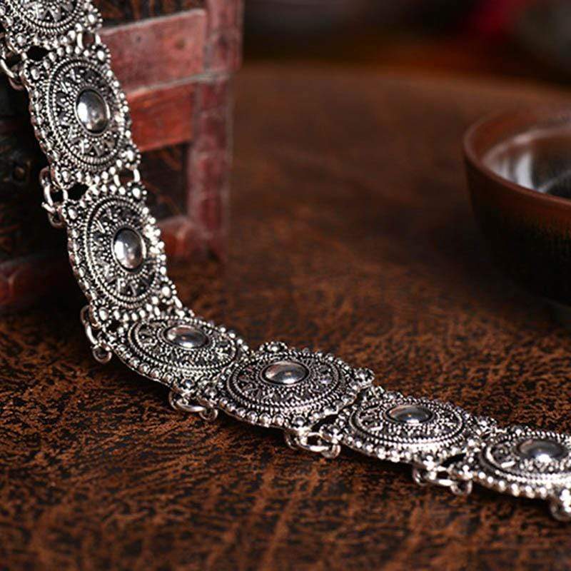 Vintage silver choker necklace new arrivals
