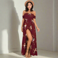 Boho Beach Hut Dresses, Sundresses, Beach Dresses, Summer Dresses, Maxi Dresses Long Summer Sundress Red / XS