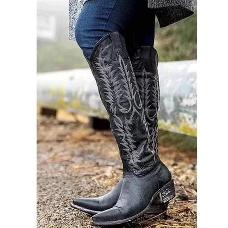 Knee High Western Boots Boho Style Boots Boho Beach Hut