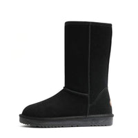Boho Beach hut Mid-Calf Boots, winter boots, fur boots, high boots, boho boots, ugg boots, winter boots, black boots, beige boots, brown boots, gray boots Black / 4 Faux Fur Waterproof Winter Boots