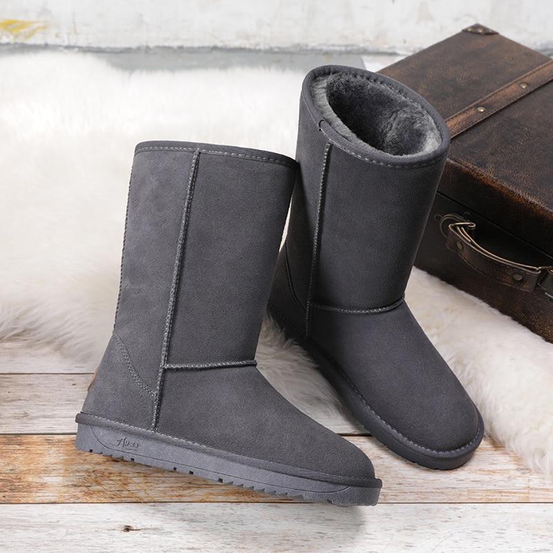 Boho Beach hut Mid-Calf Boots, winter boots, fur boots, high boots, boho boots, ugg boots, winter boots, black boots, beige boots, brown boots, gray boots Faux Fur Waterproof Winter Boots