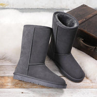 Boho Beach hut Mid-Calf Boots, winter boots, fur boots, high boots, boho boots, ugg boots, winter boots, black boots, beige boots, brown boots, gray boots Faux Fur Waterproof Winter Boots