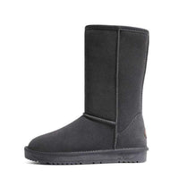 Boho Beach hut Mid-Calf Boots, winter boots, fur boots, high boots, boho boots, ugg boots, winter boots, black boots, beige boots, brown boots, gray boots Gray / 4 Faux Fur Waterproof Winter Boots