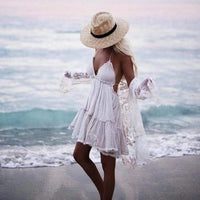 Boho Beach Hut Plus Size dress, Boho Dress, Summer Dress, Sun Dress, mini dress, ruffle dress, white dress, black dress, blue dress, red dress, green dress, pink dress, beach dress, dinner dress, party dress sleeveless dress, halter dress Boho Mini Dress
