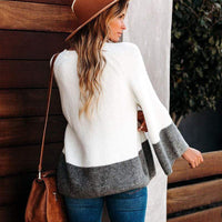 Boho Beach Hut Pullovers, Sweater, Knit Sweater, Long Sleeve, White Sweater, Gray Sweater Oversized Loose Knit Sweater