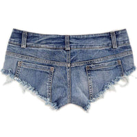 Boho Beach Hut Shorts, Daisy Dukes, Low Rise Shorts Mini Sexy Denim Shorts