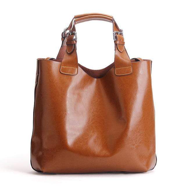 Boho Womens Small Crossbody Bucket Bag Brown Leather Shoulder Bag for Women, Brown