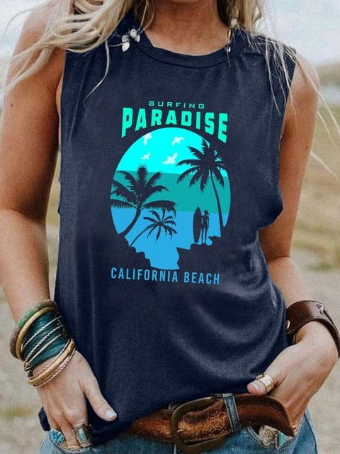 Surf style tank tops top