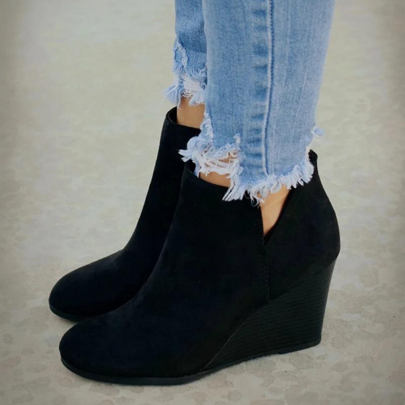 Platform Ankle Boots for Free Spirited Style Boho Beach Hut