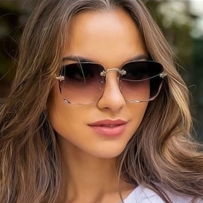 Women s Fashion Oversized Square Sunglasses Boho Beach Hut