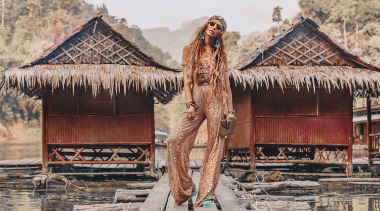 Styling tips for winter boho clothing.