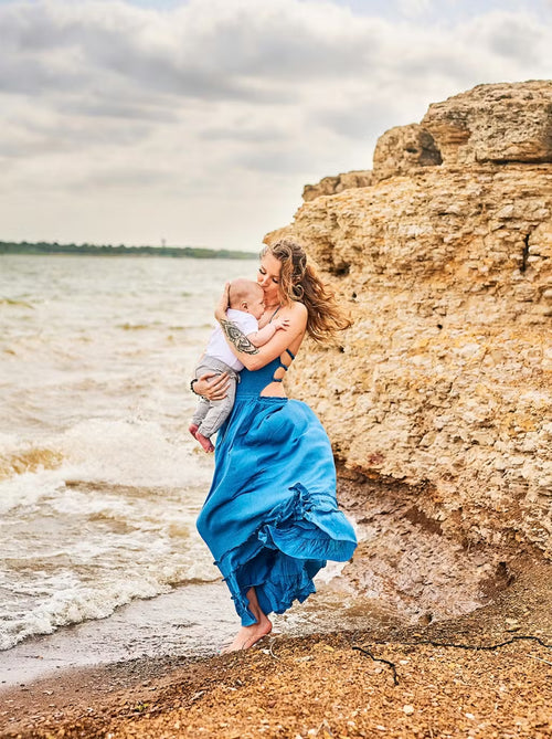 review for boho hippie maxi dress