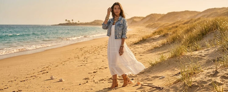 Women’s boho dresses featuring flowy silhouettes, feminine prints and free-spirited bohemian style