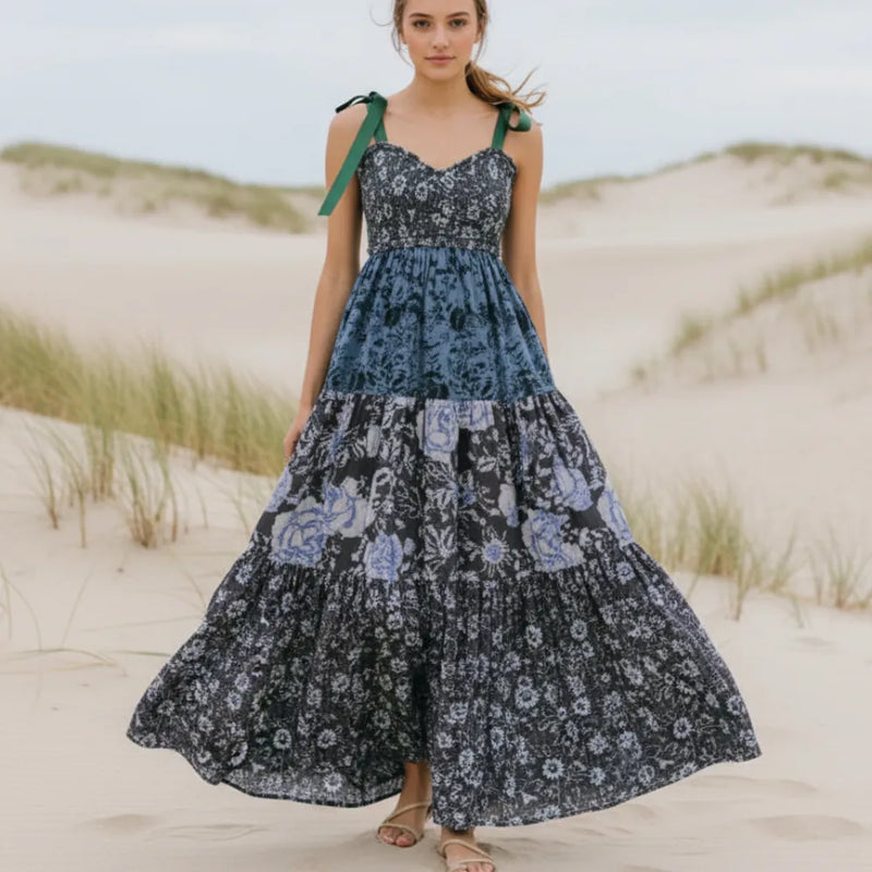 Maxi Dress VintageClothing Women's Floral - Boho Button Up V-Neck, Rayon, Split Hem, Summer Casual Or Beach Dress (Black White Floral, Large) Women's Floral Maxi Dress Maxi Dress VintageClothing Women's Floral - Boho Button Up V-Neck, Rayon, Split Hem, Summer Casual Or Beach Dress (Black White Floral, Large) Women's Floral Maxi Dress