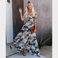 Boho Beach Hut Boho Dress, Beach Dress, Summer Dress, Maxi Dress, Chic Dress, Long Dress, Below knee dress, red dress, burgundy dress, blue dress, plus size dress, floral dress, strapless dress, sleeveless dress Boho Off Shoulder Colorful Floral Maxi Dress