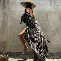 Boho Beach Hut Cardigan, Cover up, Kimono, Plus Size Long Kimono Swimsuit Cover Up