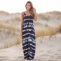 Sleeveless Casual Loose Maxi Dress Black / S Sleeveless Casual Loose Maxi Dress Black / S