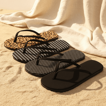 Boho Beach Hut Flip Flops, Sandals Beach Flip Flops