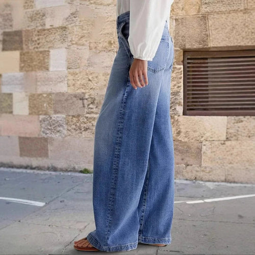 Boho Beach Hut Jeans, Pants, Denim Jeans Boho Wide Leg High Waist Jeans