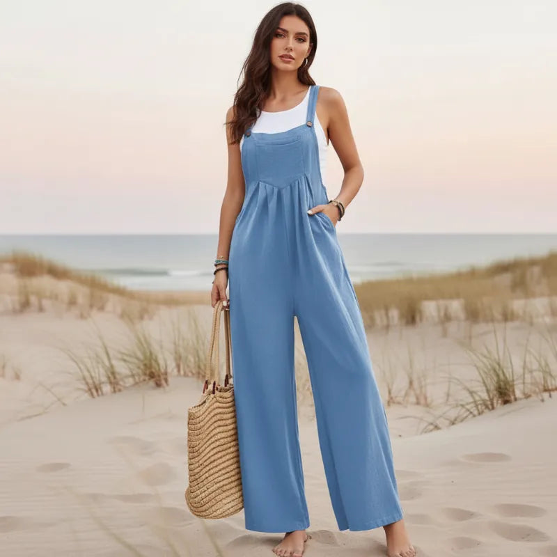 Boho Casual Flare Leg Jumpsuit Overalls Relaxed Fit Boho Style Boho Beach Hut Boho Casual Flare Leg Jumpsuit Overalls Relaxed Fit Boho Style Boho Beach Hut