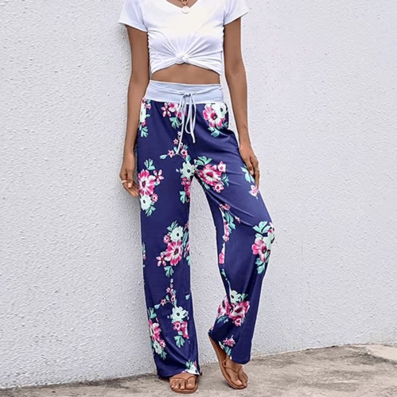 Boho Casual Floral Sweatpants Boho Beach Hut