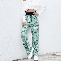 Boho Beach Hut Pants, Sweatpants Casual Print Sweatpants Camo / S