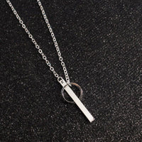 Boho Beach Hut Pendant Necklaces, Gold Necklace, Multi-layered Necklace, Choker Necklace Boho Gold Choker Pendant Necklace Silver / One Size