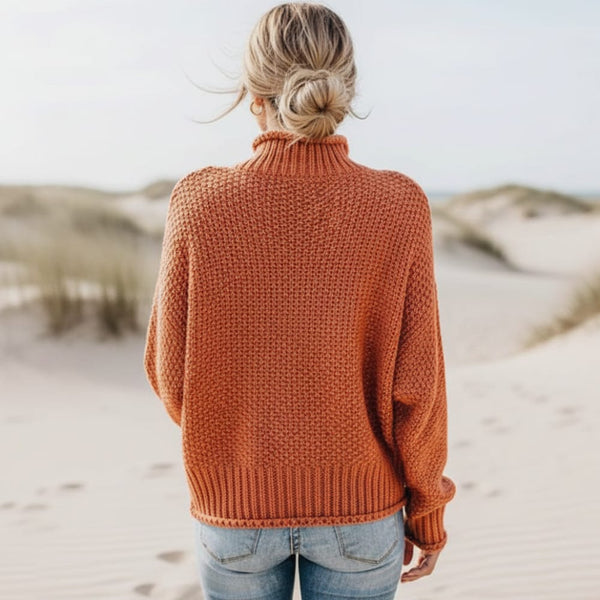 Boho Beach Hut Pullovers, Sweater, Knit Sweater Knit Loose Pullover Fashion Sweater