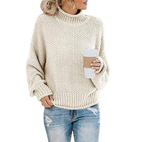 Boho Beach Hut Pullovers, Sweater, Knit Sweater Off White / S Knit Loose Pullover Fashion Sweater