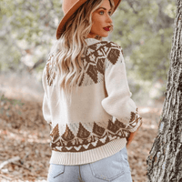 Boho Beach Hut Sweater, Pullover Sweater Bohemian Knit Sweater