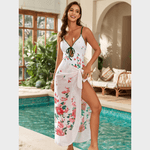 White Skirt & Swimsuit Set