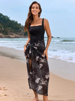 Black Skirt & Swimsuit Set