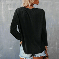 Boho Beach Hut T-Shirts, Long Sleeve Shirt, Plus size long sleeve Casual Long Sleeve Shirt with Pocket
