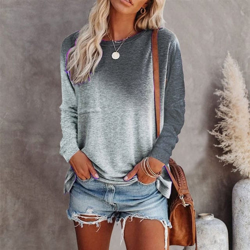 Boho Beach Hut T-Shirts, Long Sleeve Shirt, Plus size long sleeve Gray / S Colorful Long Sleeve Boho Shirt