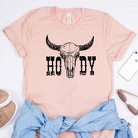 Boho Beach Hut T-Shirts, Short Sleeve Shirt, Printed Top Boho Western Cowgirl Shirt Pink / S