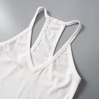 Boho Beach Hut Tank Top, Cami Top, Athletic Top Ribbed V-Neck Racerback Tank Top