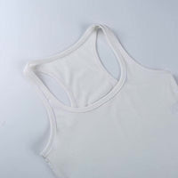 Boho Beach Hut Tank Top, Sleeveless Shirt, Bodysuit Racerback Sleeveless Ribbed Bodysuit