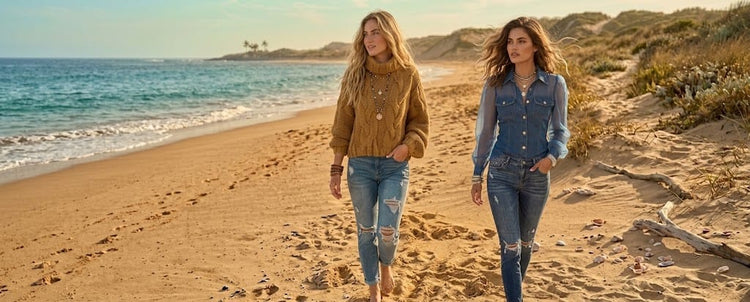 Women’s boho tops and sweaters featuring relaxed bohemian styles from Boho Beach Hut