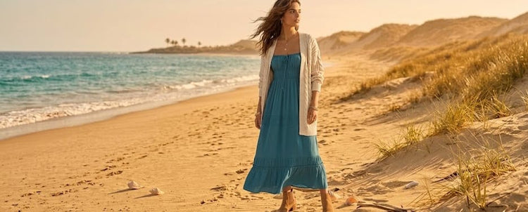 Best-selling boho clothing for women featuring dresses, tops, matching sets and free-spirited styles