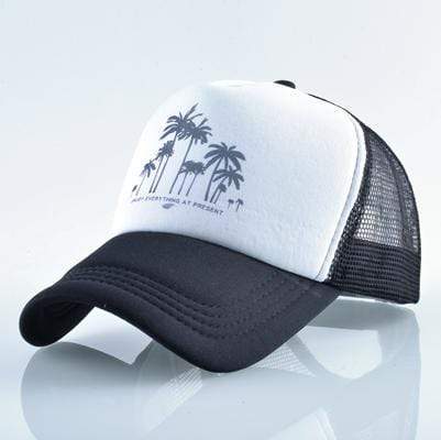 Boho Beach Hut Baseball Caps Black / One Size Fashion Trucker Hat